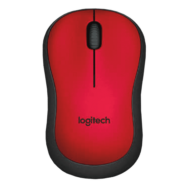 logitech M221 Wireless Optical Mouse with Silent Click Buttons (1000 DPI, Plug & Play, Red)_1