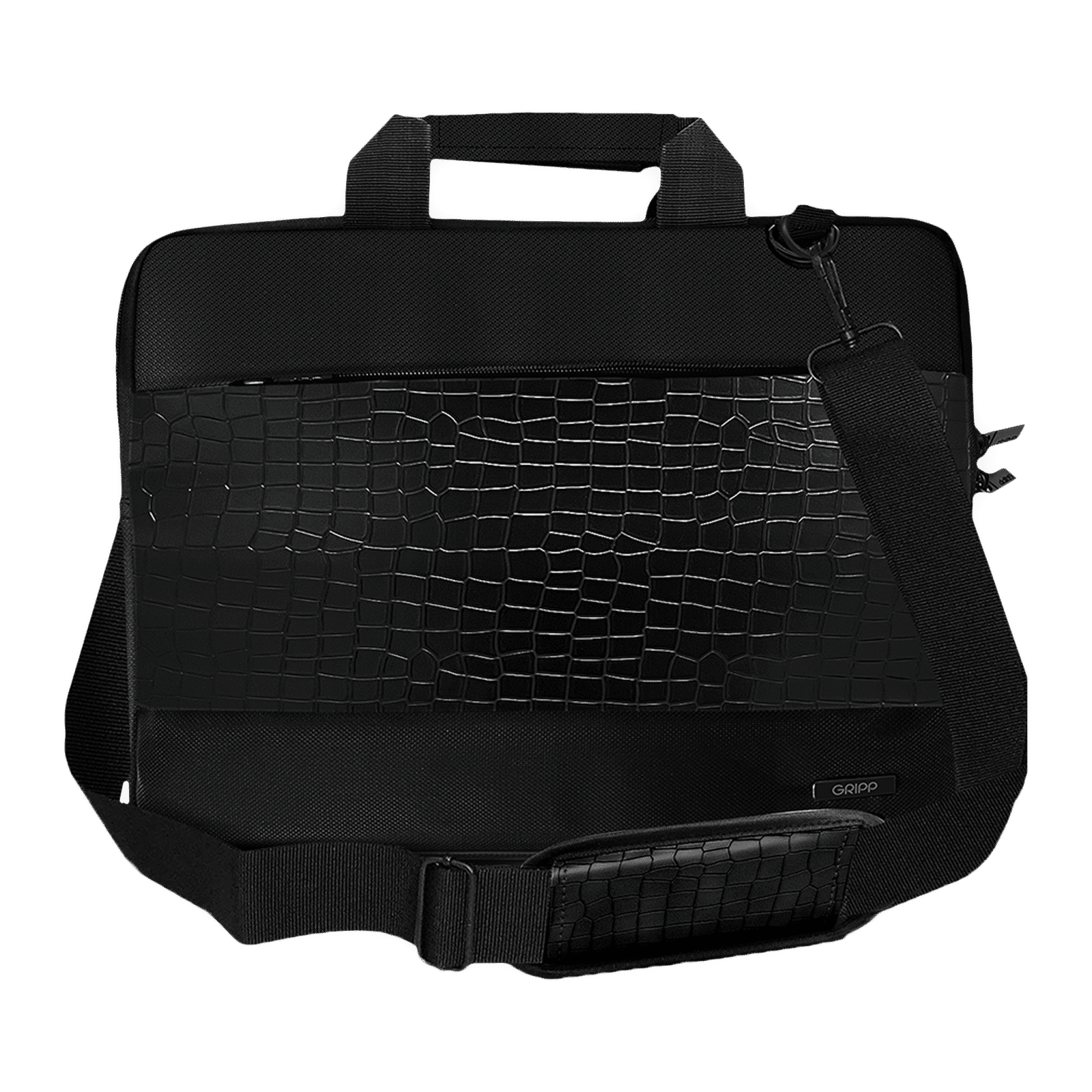 Buy GRIPP Ribana Nylon Laptop Sling Bag for 15.6 & 16 Inch Laptop (Water  Repellent, Black) Online Croma