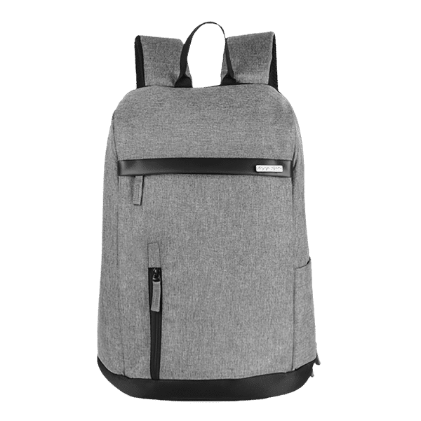 KOOLTOPP Sleek Polyester Laptop Backpack for 15.6 Inch Laptop (20 L, Water Resistant, Grey)_1