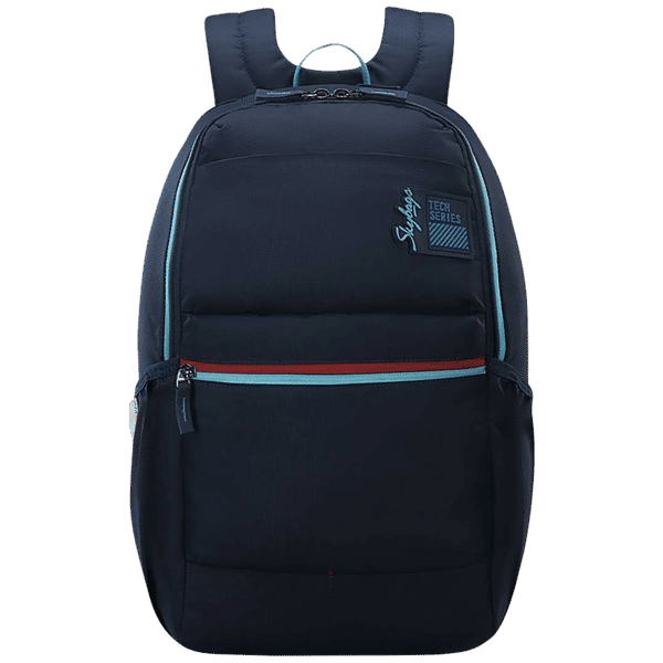 Skybags Yolo Polyester Laptop Backpack for 15.6 Inch Laptop (25 L, Water Resistant, Blue)_1