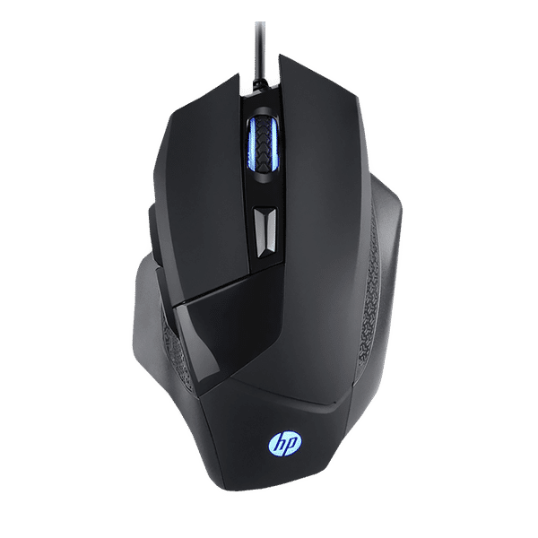 HP G200 Wired Optical Gaming Mouse with Customizable Buttons (4000 DPI, Ergonomic Design, Black)_1