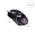 HP M270 Wired Optical Gaming Mouse with Customizable Buttons (2400 DPI, Ergonomic Design, Black)_3