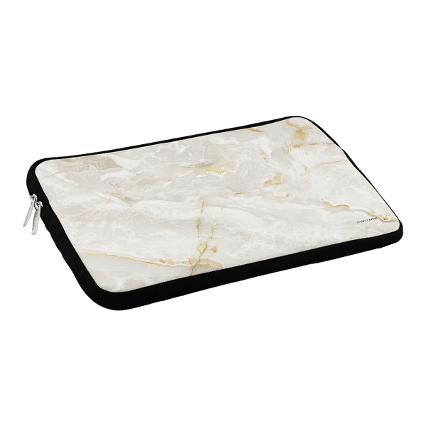 macmerise Marble Neoprene Laptop Sleeve for 13 Inch Laptop (Water Resistant, Creama Marfil)_1