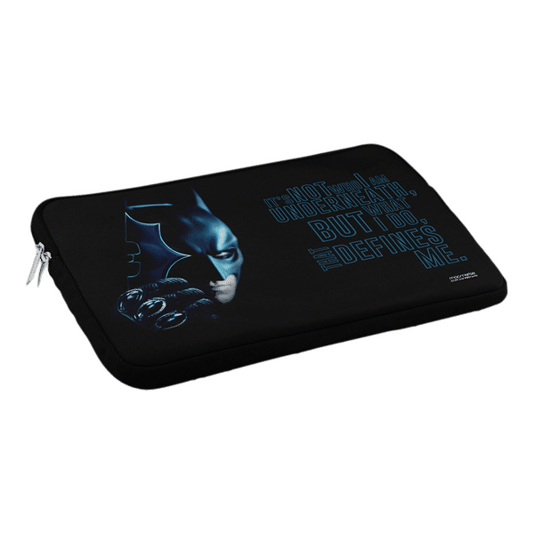 macmerise Being Batman Neoprene Laptop Sleeve for 13 Inch Laptop (Water Resistant, Multi Color)_1