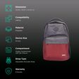 Croma Classic Polyester Laptop Backpack for 14 Inch Laptop (40 L, Adjustable Shoulder Strap, Grey)_2