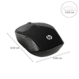 HP 200 Wireless Optical Mouse (1000 DPI, Ergonomic Design, Black)_3
