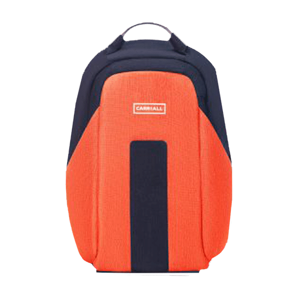 Carriall Vasco Polyester Laptop Backpack(21.1 L, USB Charging Port, Orange)_1