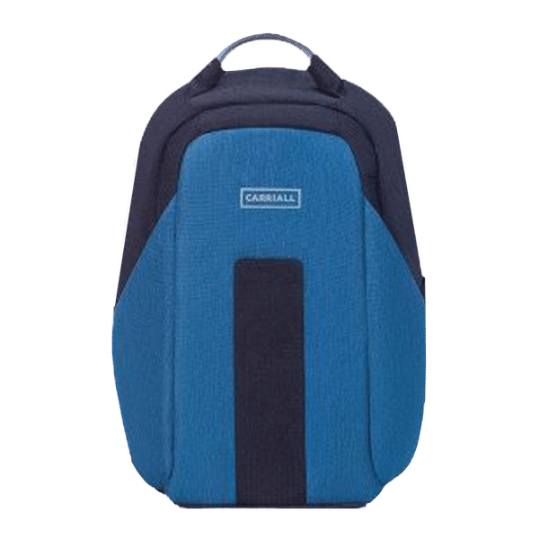 Carriall Vasco Polyester Laptop Backpack(21.1 L, USB Charging Port, Blue)_1