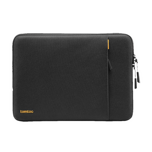 tomtoc Defender Recycled Fabrics Laptop Sleeve for 13.5, 14 & 14.4 Inch Laptop (Water Resistant, Black)_1