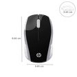 HP 200 Wireless Optical Mouse (1000 DPI, Contoured Comfort, Silver)_3
