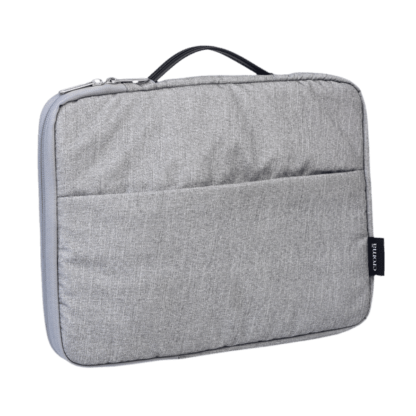 Croma Prime Fabric Laptop Sleeve for 14 Inch Laptop (Water Resistant, Grey)_1