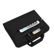 in base Denim Laptop Sling Bag for 13.3 Inch Laptop (Water Resistant, Black)_3