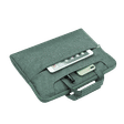 in base Denim Laptop Sling Bag for 11.6 Inch Laptop (Water Resistant, Green)_3