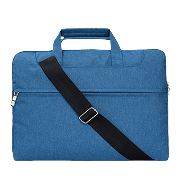 in base Denim Laptop Sling Bag for 13.3 Inch Laptop (Water Resistant, Blue)_1