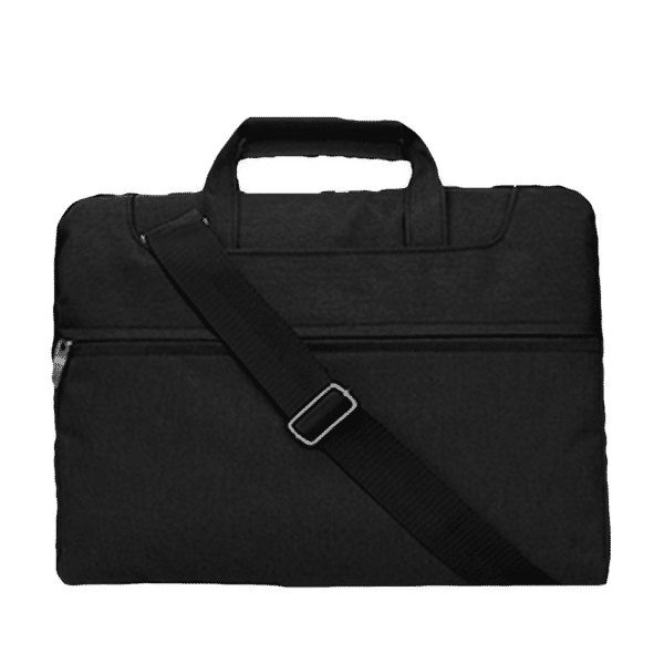 in base Denim Laptop Sling Bag for 11.6 Inch Laptop (Water Resistant, Black)_1
