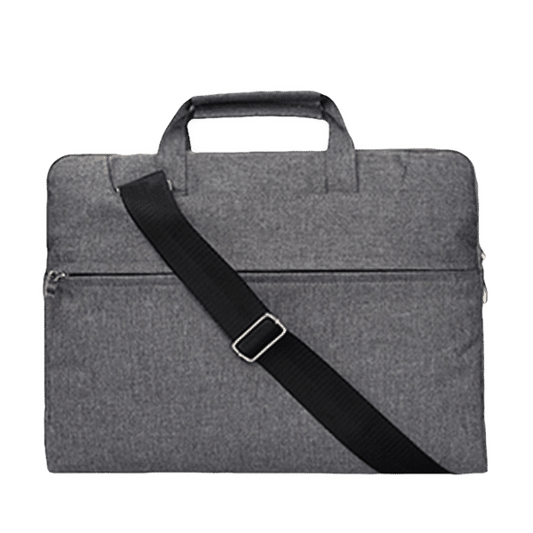 in base Denim Laptop Sling Bag for 11.6 Inch Laptop (Water Resistant, Grey)_1