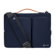 tomtoc Defender Fabric Laptop Sling Bag for 15.6 Inch Laptop (Water Resistant, Navy Blue)_1