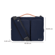 tomtoc Defender Fabric Laptop Sling Bag for 15.6 Inch Laptop (Water Resistant, Navy Blue)_2