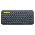logitech K380 Bluetooth 3.0 Wireless Keyboard with Multi Device Connectivity (Low Profile Scissor Keys, Graphite)_1