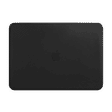 Apple Leather Laptop Sleeve for 15 Inch Laptop (Solid Design, Black)_1