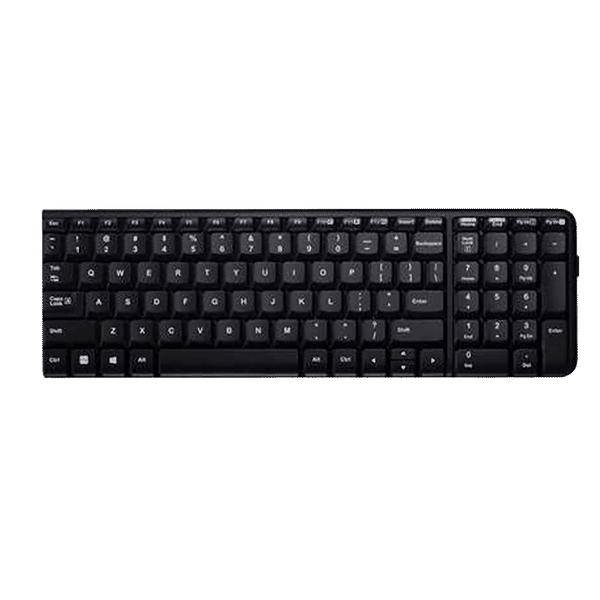 logitech K230 2.4GHz Wireless Keyboard with Number Pad (128 Bits AES Encryption, Black)_1
