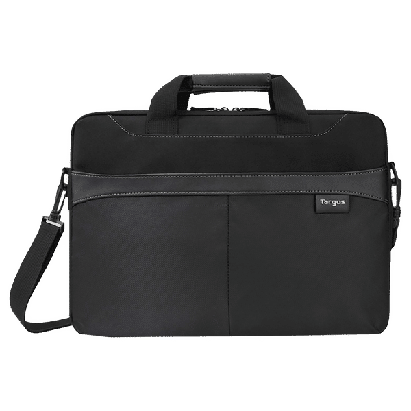 Targus Business Casual Polyester Laptop Sling Bag for 15.6 Inch Laptop (Removable & Adjustable Shoulder Strap, Black)_1