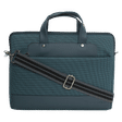 Dr. Vaku DA SALERNO Leather Laptop Sling Bag for 13 & 14 Inch Laptop (Water Resistant, Blue)_1