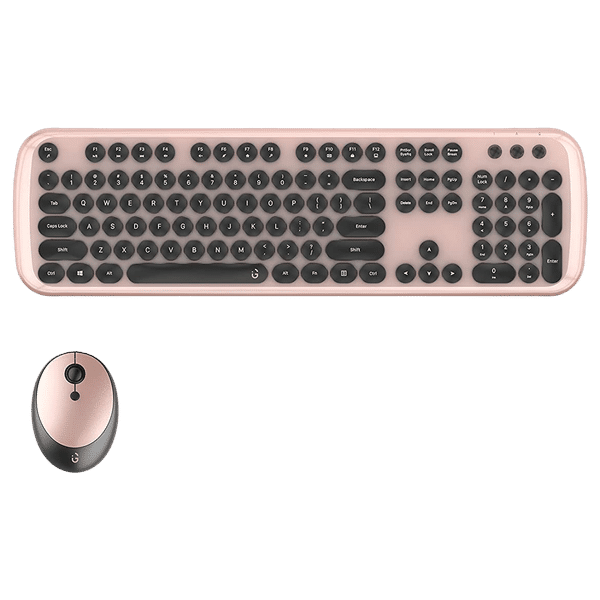 iGear KeyBee Pro Limited Edition Wireless Keyboard & Mouse Combo (104 Keys, 1600 DPI Adjustable, Plug & Play, Black)_1