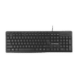 LAPCARE E9 Wired Keyboard with Number Pad (Spill Resistant, Black)_1