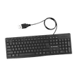 LAPCARE E9 Wired Keyboard with Number Pad (Spill Resistant, Black)_4