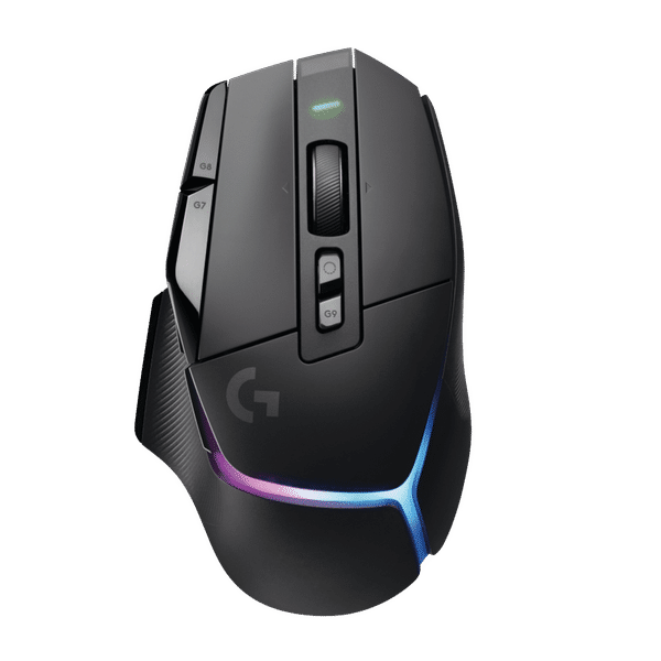 logitech G502 X Plus Rechargeable Wireless Optical Gaming Mouse (25600 DPI Adjustable, Dual-Mode Scroll Wheel, Black)_1