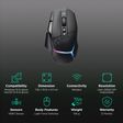 logitech G502 X Plus Rechargeable Wireless Optical Gaming Mouse (25600 DPI Adjustable, Dual-Mode Scroll Wheel, Black)_2