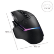 logitech G502 X Plus Rechargeable Wireless Optical Gaming Mouse (25600 DPI Adjustable, Dual-Mode Scroll Wheel, Black)_3