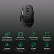 logitech G502 X Wired Optical Gaming Mouse (25600 DPI Adjustable, Dual-Mode Scroll Wheel, Black)_2