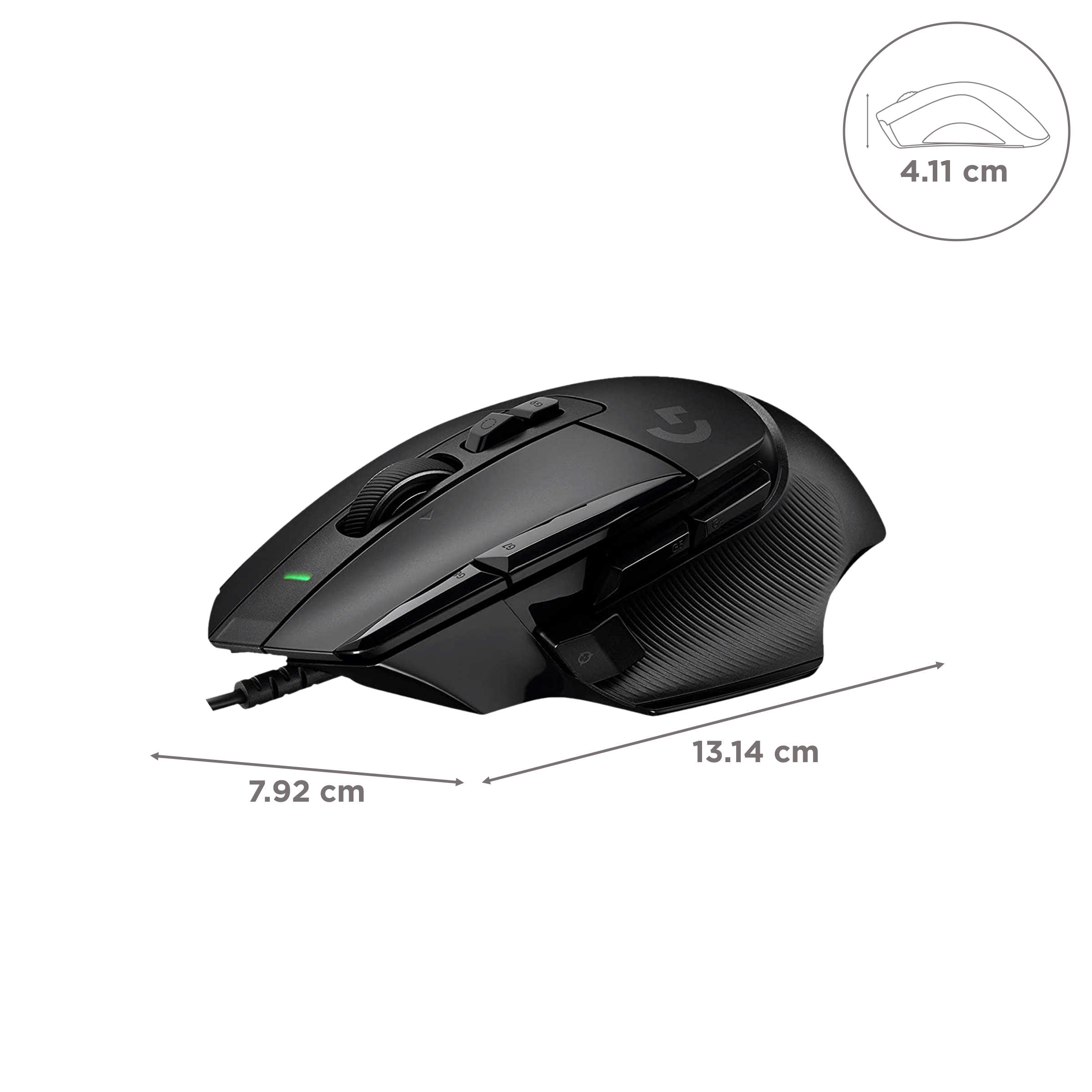 Buy logitech G502 X Wired Optical Gaming Mouse (25600 DPI Adjustable ...
