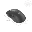 logitech Signature M650 L Wireless Optical Performance Mouse with Customizable Buttons (4000 DPI Adjustable, Multi Device Connectivity, Graphite)_3