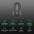 logitech Signature M650 L Wireless Optical Performance Mouse with Customizable Buttons (4000 DPI Adjustable, Multi Device Connectivity, Graphite)_2