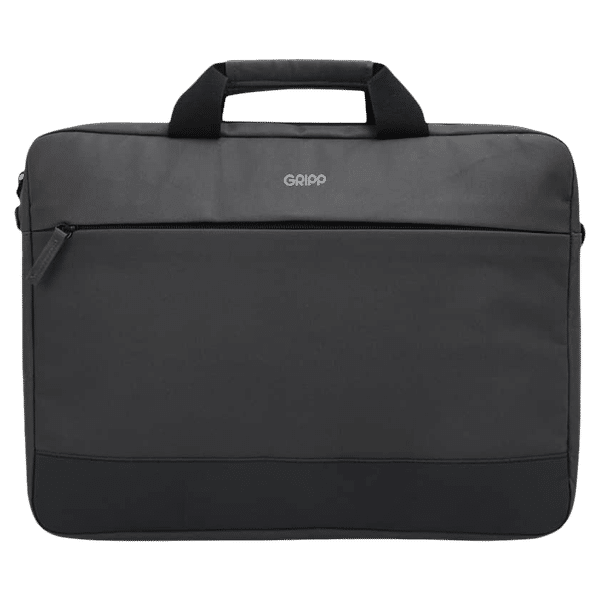 GRIPP Rigon Polyester Laptop Sleeve for 13.3 & 14 Inch Laptop (Water Repellent, Black)_1