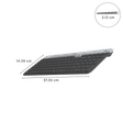 logitech K580 Bluetooth & 2.4GHz Wireless Keyboard with Multi Device Connectivity (Ultra-Slim Profile, Black)_3