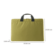 TUCANO Minilux Nylon Laptop Sleeve for 13, 14 & 15 Inch Laptop (Internal Anti-shock Padding, Acid Green)_2