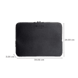 TUCANO Colore Neoprene Laptop Sleeve for 13 & 14 Inch Laptop (Anti-Slip System, Black)_2