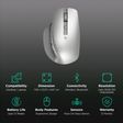 HP 930 Creator Wireless Optical Mouse with Customizable Buttons (3000 DPI Adjustable, Ergonomic Design, Silver)_2
