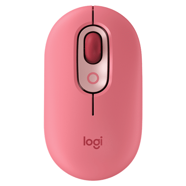 logitech POP Wireless Optical Performance Mouse with Silent Click Buttons (4000 DPI Adjustable, Multi Device Connectivity, Heartbreaker)_1