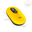 logitech POP Wireless Optical Performance Mouse with Silent Click Buttons (4000 DPI Adjustable, Multi Device Connectivity, Blast)_3