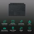 Microsoft Surface Pro Signature Wireless Keyboard with Touchpad (with Slim Pen, Black)_2
