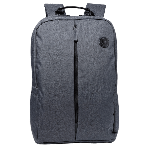 HP Value Synthetic Laptop Backpack for 15.6 Inch Laptop (Weather Resistant, Grey)_1