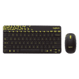 logitech MK240 Wireless Keyboard & Mouse Combo (1000 DPI, Spill Resistant, Black/Chartreuse Yellow)_1