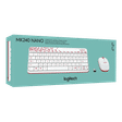logitech MK240 Wireless Keyboard & Mouse Combo (1000 DPI, Spill Resistant, White/Vivid Red)_4