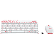 logitech MK240 Wireless Keyboard & Mouse Combo (1000 DPI, Spill Resistant, White/Vivid Red)_2