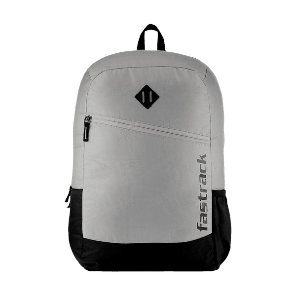 fastrack Polyester Laptop Backpack for 16 Inch Laptop (25 L, Lightweight & Comfortable, Grey)_1